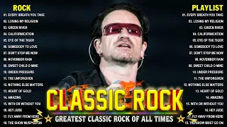 Classic Rock 70s 80s 90s Full Album🔥Metallica, Aerosmith, ACDC, Nirvana, Bon Jovi, U2, GNR, Queen
