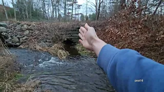 Walking Up Deep Inside The Lake Drain Culvert 2023 December