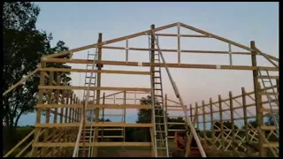 Menards 40x60 post frame building