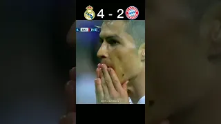 Real Madrid vs Bayern Munich 2018 UCL semi final amazing highlights #shorts #youtubeshorts #ronaldo