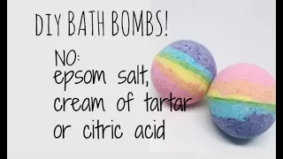 DIY BATH BOMB!! (without citric acid, epsom salt, cream of tartar)