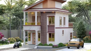 Amazing Design Small House 5,5x12 Meters - Beautiful and Elegant House - 3 Bedroom - 2 Balcony