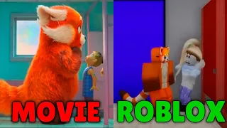 OMG! Turning Red MOVIE VS ROBLOX!