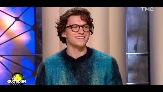 TRANSLATED: Tom Holland & Zendaya on Quotidien | French to English Spider-Man No Way Home Interview