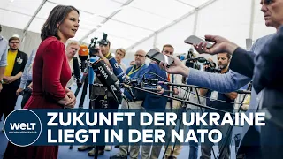 NATO-GIPFEL IN VILNIUS: Klare Kante von Außenministerin Baerbock | WELT Dokument