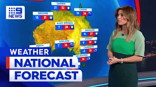 Australia Weather Update: Mostly sunny in Sydney; High temperatures in Queensland | 9 News Australia