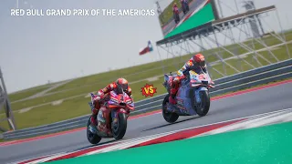 MotoGP24❗EPIC BATTLE 🔥 BAKU HANTAM BAGNAIA VS MARQUEZ DI AUSTIN😱#AmericasGP MotoGP23 Tv Replay