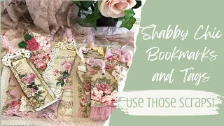 Shabby Sweet Bookmarks and Tags | Easy Beginners Junk Journal Project
