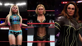 WWE 2K20 - ALEXA BLISS VS CHARLOTTE FLAIR VS NIA JAX | RAW