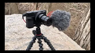 My Vlog Camera Set up - Sony RX100 VII - Joby Gorillapod- Rode VideoMicro -JJC Solid Metal Hand Grip