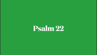 Psalm 22  - My God, My God, why have you abandoned me?