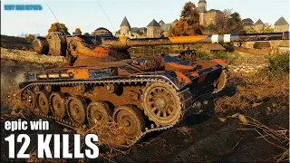 ОН ШАРИТ КАК ИГРАТЬ НА ЛТ 🌟 12 ФРАГОВ 🌟 World of Tanks AMX 13 90 gameplay