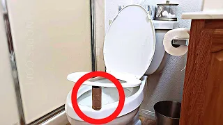 Always Place A Toilet Paper Roll Under The Toilet Seat At Night, Here's Why !