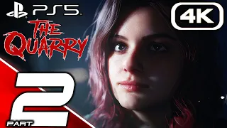 THE QUARRY PS5 Gameplay Walkthrough Part 2 FULL GAME (4K 60FPS) No Commentary