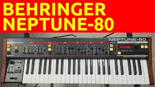 Behringer Neptune-80 a Roland Juno 6 & Juno 60 Clone