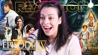 FIRST TIME WATCHING **Star Wars: Episode IV - A New Hope (1977) ** MOVIE REACTION/COMMENTARY!!