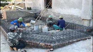 Construction Techniques For Building Solid Reinforced Concrete Foundation Beams For Kitchens