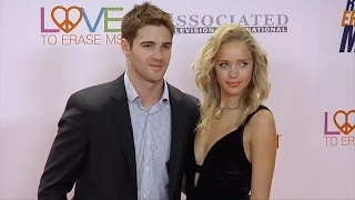 Steven R. McQueen and Allie Silva 2017 "Race to Erase MS Gala" Orange Carpet