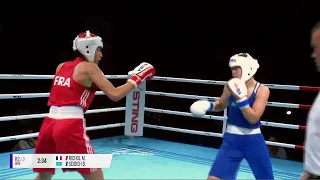 Semifinals (W66KG)  RICHOL MAELYS (FRA) vs  SEIDISH BAKYT (KAZ) | IBA YWBChs 2022