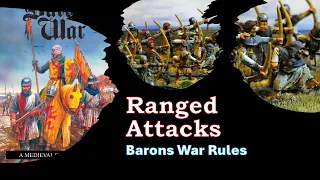 Ranged attacks - BARONS War Rules Workshop 2