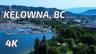 Kelowna, B.C Day and night! Areal video.