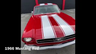 1966 Mustang Red