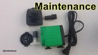 Maintenance on aquarium pumps, how to clean your aquarium pump.