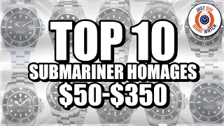 Rated or Slated? Top 10 Submariner Homages $50-$350