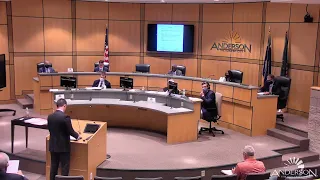 City of Anderson City Council Meeting  - September 28, 2020