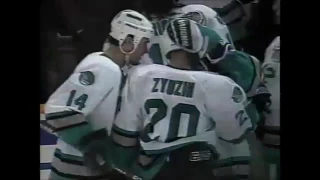 Andrei Zyuzin game winning goal against Stars in playoffs (29 april 1998)