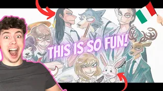 *UK REACTION* Måneskin - TIMEZONE 🇮🇹 BEASTARS for Måneskin (Animated Video)