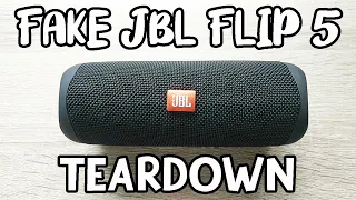 FAKE JBL FLIP 5 Teardown / Disassembly