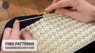 EXCLUSIVE Crochet Pattern for Beginners! 💛 ⚡️ SUPER EASY & FAST Crochet Stitch for Blankets & Bags