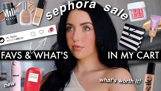 SEPHORA SALE! favs, recommendations + what’s in my cart 🛒