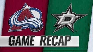 Radulov nets hat trick as Stars blank Avalanche