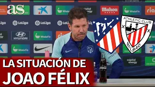 ATHLETIC CLUB vs. ATLÉTICO DE MADRID | La HONESTIDAD de SIMEONE sobre la situación de JOAO FÉLIX |AS