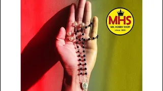 Holy Rosary made up of Black obsidian and Citrine stone only at MHS - Mr. Hobby Shop