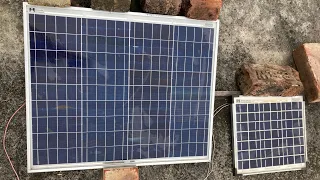 My Solar System || 32 Ah Battery Charge By Solar Panel || Solar Setup Tour