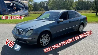 My New $2,200, 2003 Mercedes-Benz E500. Walk Around and Tour. Cheap V8 Mercedes-Benz??!! #w211