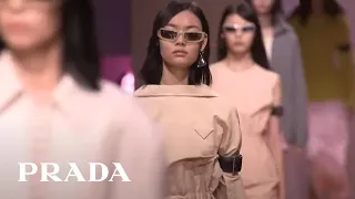 Miuccia Prada and Raf Simons present their first SS22 collection live from Milan and Shanghai