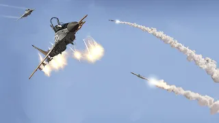 Ukrainian army breaks through! Anti-air missiles hit two Russian Air Force MiG-29s near Kiev. | ARMA