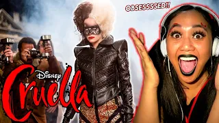 I'M OBSESSED WITH THE ** CRUELLA ** DISNEY LIVE ACTION !! | REACTION