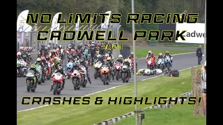 Cadwell Park - No Limits Racing April 2023 - Crashes & Highlights!