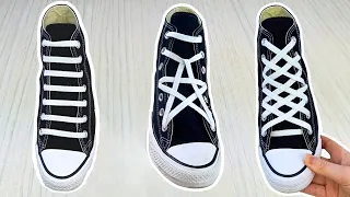 3 Converse Shoe Lacing Styles  - Cool Ways To Lace Converse