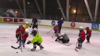 Детский Хоккей Супер игра ПАПЫ vs ДЕТИ 29.12.2016 СДЮСШОР 2009