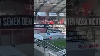 Lask Linz Fans in Altach: "Wir sehen den Lask vor lauter Rosa nicht"
