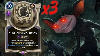 INFINITE EVERSHADES!! 3 Glorious Evolution IN ONE TURN!! | Legends of Runeterra