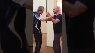 Shaolin Kung Fu Master demonstrates incredible internal power when punching