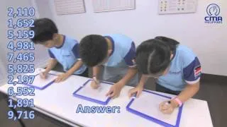 CMA Philippines Students - Amazing Mental Arithmetic Skill