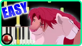 Can You Feel The Love Tonight  from The Lion King - EASY Piano Tutorial(Synthesia) by TAM